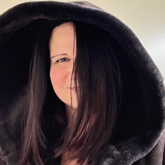 Authentic Overland Shearling Long Coat Coffee/Dark Brown - Picture 1 of 17